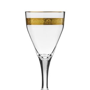 Verre à vin blanc en Cristal de Bohême Taillé de la prestigieuse cristallerie Moser. Collection Copenhagen.