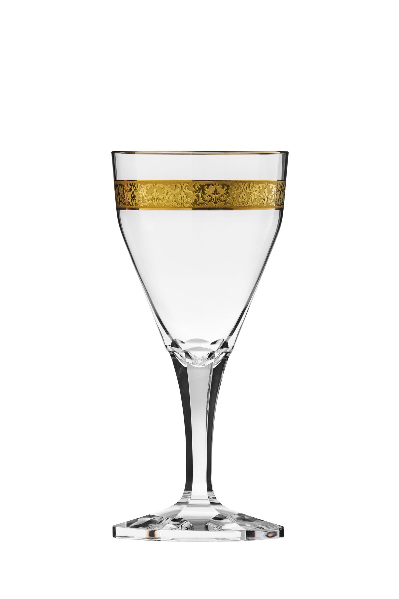 Verre à vin blanc en Cristal de Bohême Taillé de la prestigieuse cristallerie Moser. Collection Copenhagen.