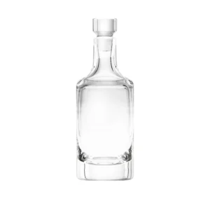 Carafe à whisky 1L en authentique cristal de bohême uni. Collection Whisky Set de Moser, la plus prestigieuse & réputée cristallerie de Bohême.