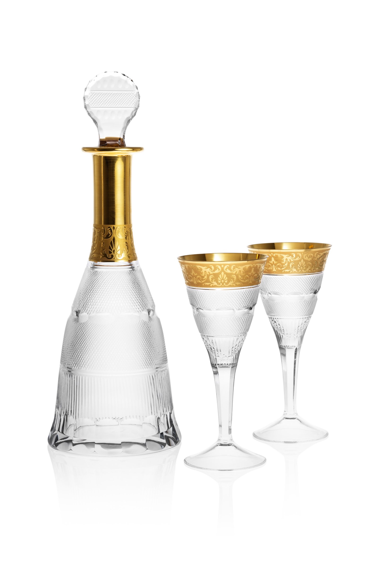 Décanteur à Vin 1L Splendid en Cristal de Bohême Taillé - Moser – Image 2