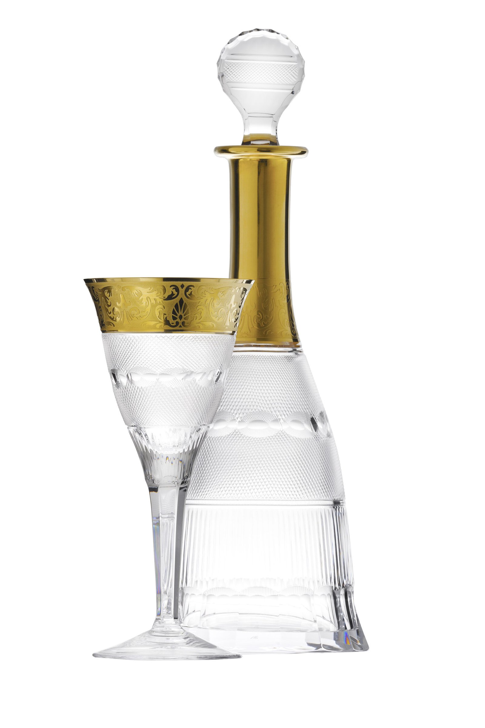 Décanteur à Vin 1L Splendid en Cristal de Bohême Taillé - Moser – Image 3