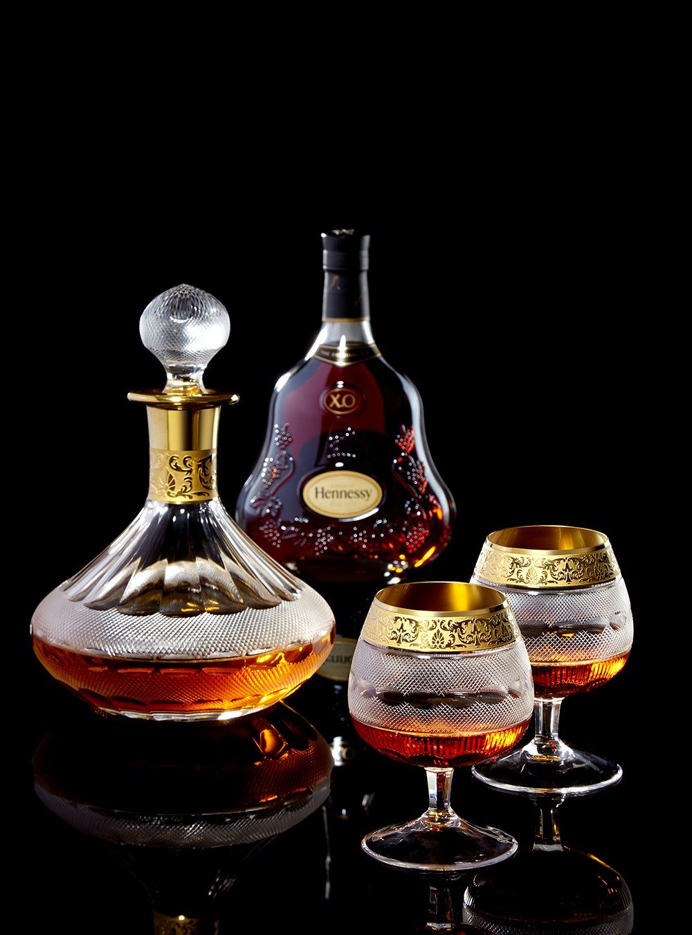 Décanteur pour Brandy & Cognac 1L Splendid en Cristal de Bohême Taillé - Moser – Image 5