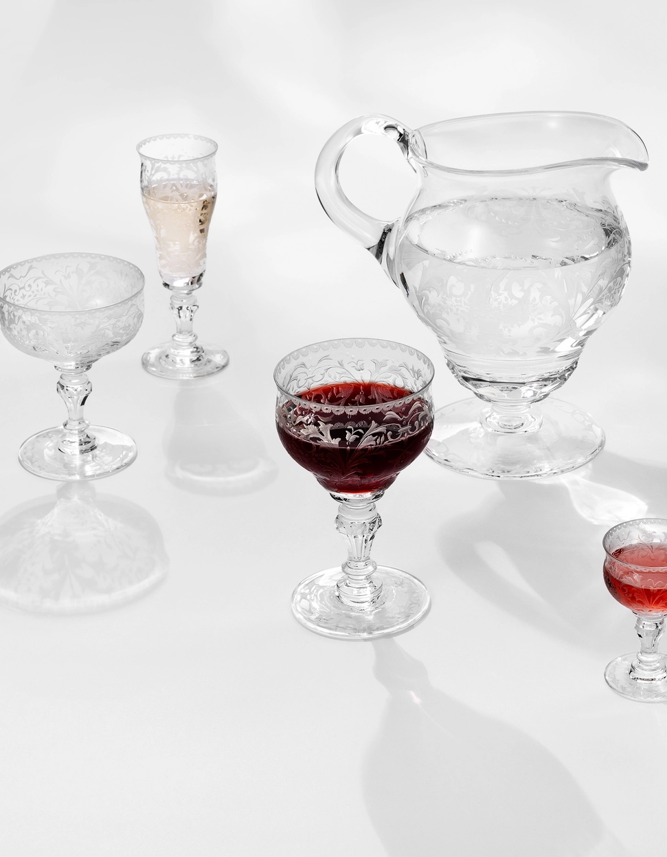 Flûte à Champagne 120ml Baroque en Cristal de Bohême Taillé - Moser – Image 4