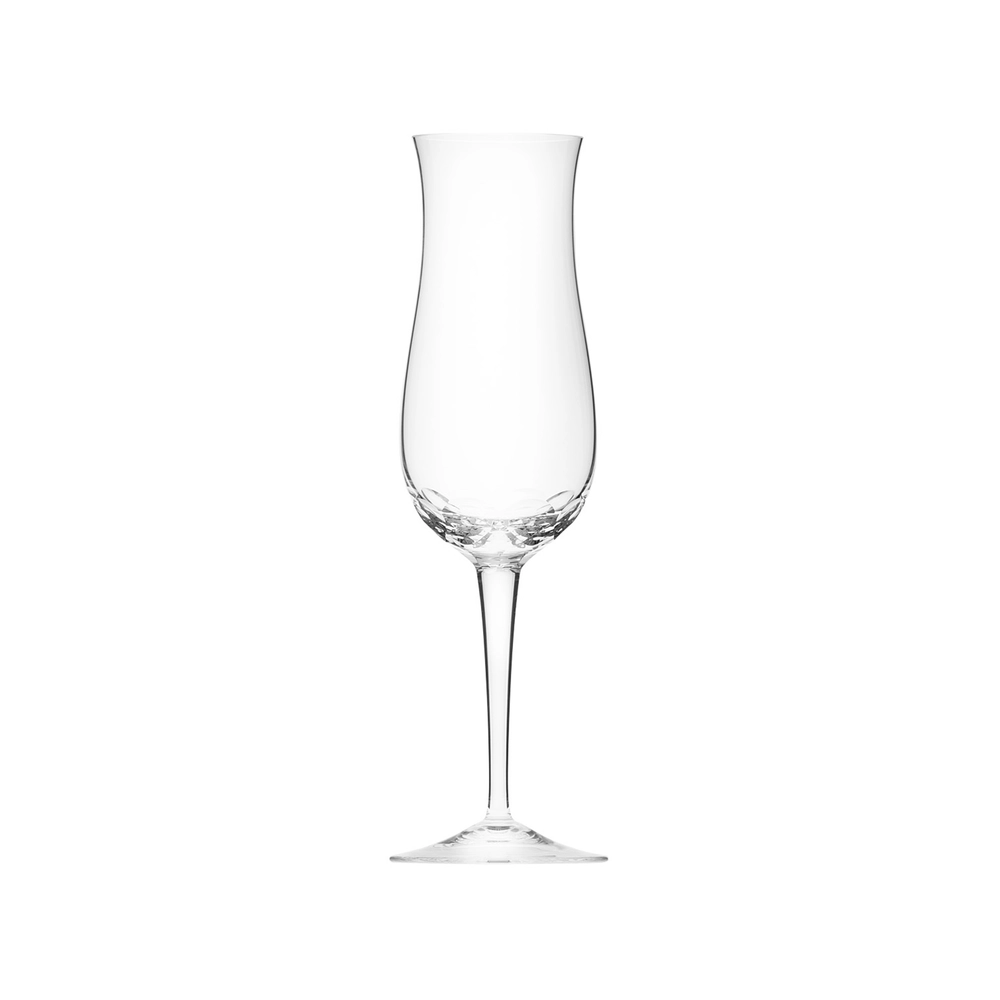 Flûte à champagne 250ml en authentique cristal de bohême taillé main. Collection Bouquet de Moser, la plus prestigieuse & réputée cristallerie de Bohême.