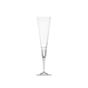 Flûte à champagne 170ml en authentique cristal de bohême taillé main. Collection Fluent de Moser, la plus prestigieuse & réputée cristallerie de Bohême.