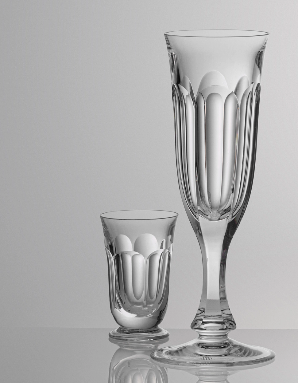 Flûte à Champagne Lady Hamilton en Cristal de Bohême Taillé - Moser – Image 3