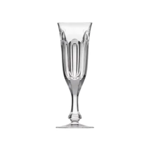 Flûte à champagne 140ml en authentique cristal de bohême taillé main. Collection Lady Hamilton (inspirée d'Emma Hamilton) de Moser, la plus prestigieuse & réputée cristallerie de Bohême.
