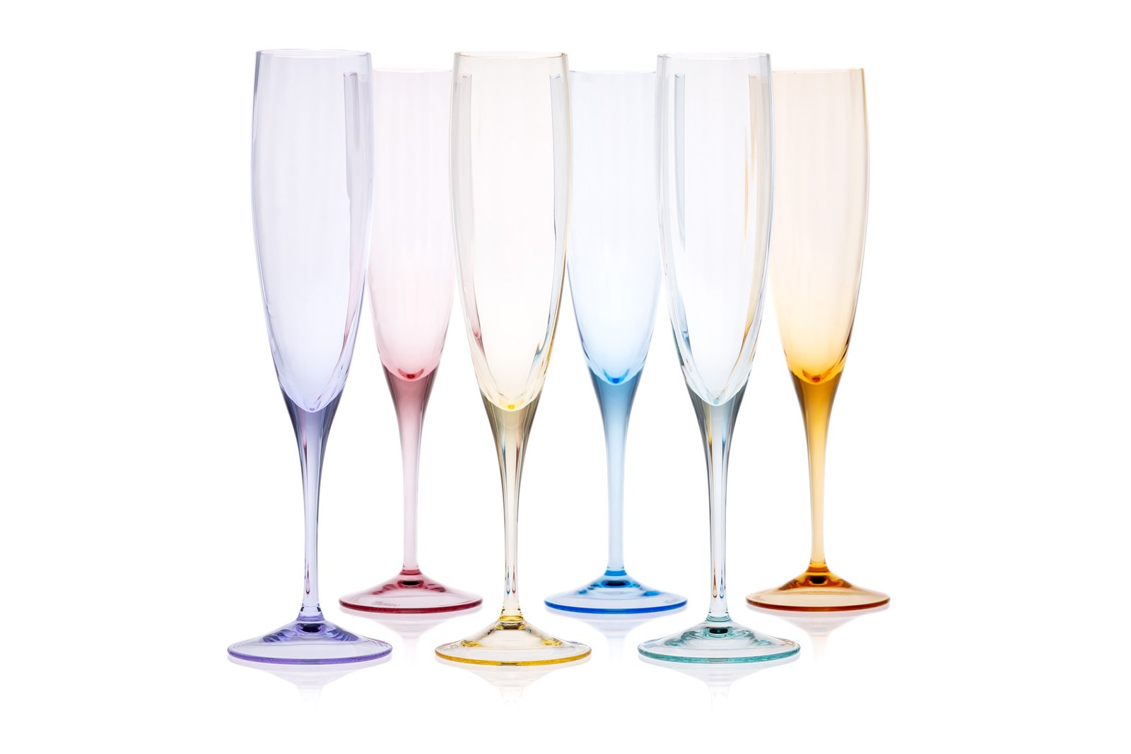 Flûte à Champagne 200ml Optic en Cristal de Bohême Uni - Moser – Image 3