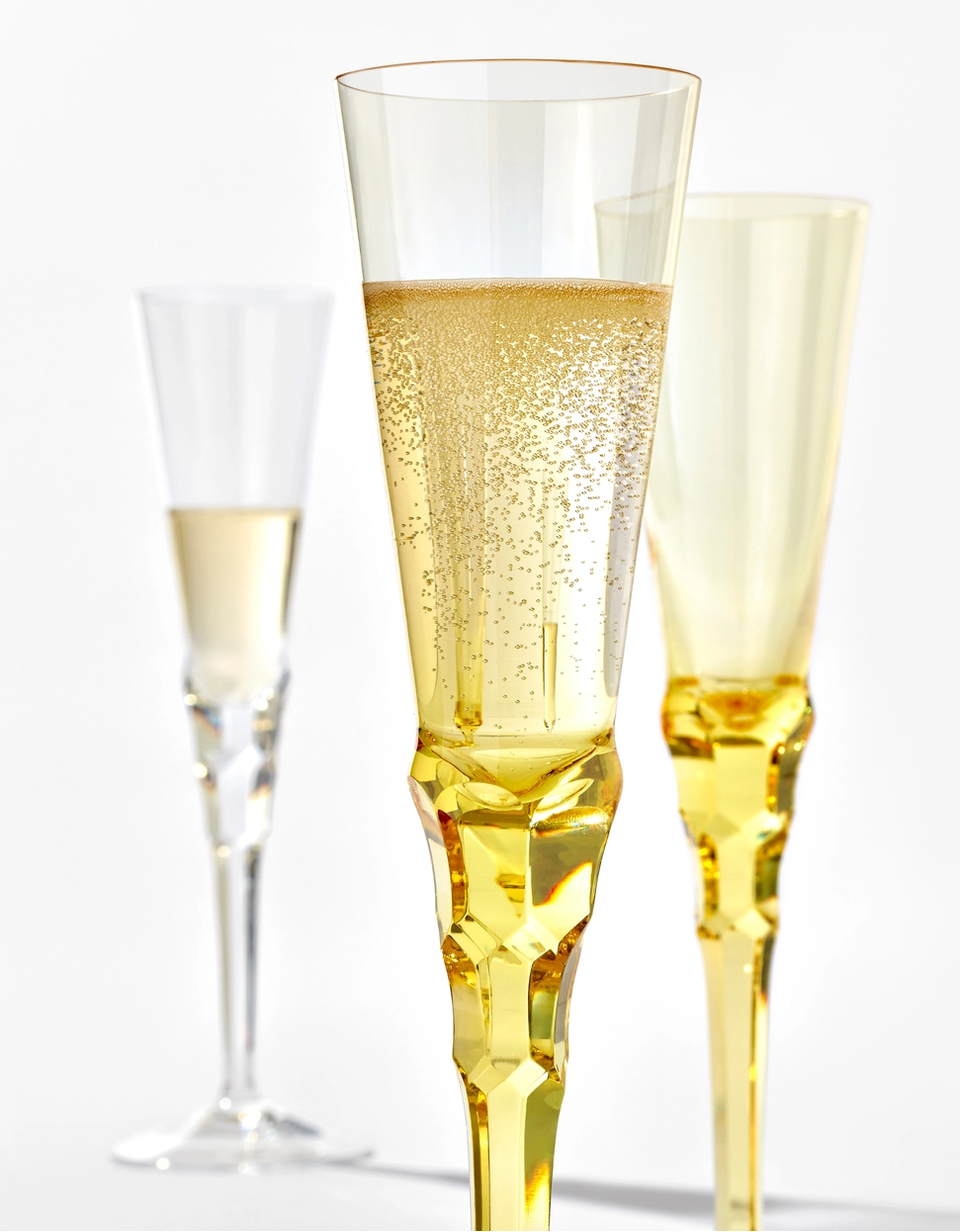 Flûte à Champagne 140ml Sonnet en Cristal de Bohême Taillé - Moser – Image 3