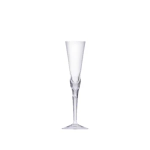 Flûte à champagne 140ml en authentique cristal de bohême taillé main. Collection Sonnet de Moser, la plus prestigieuse & réputée cristallerie de Bohême.