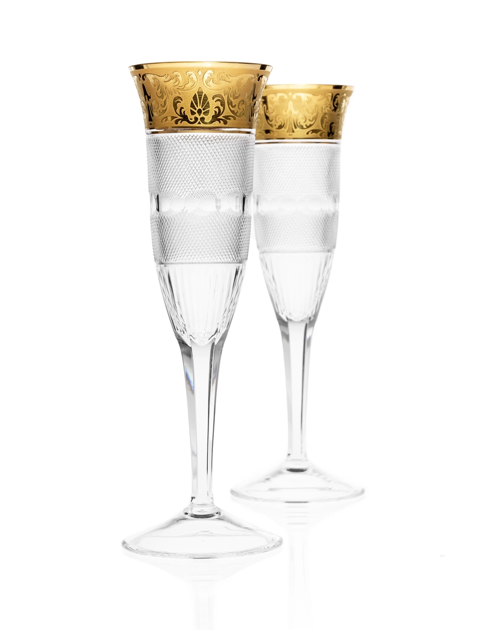 Flûte à Champagne 140ml Splendid en Cristal de Bohême Taillé - Moser – Image 2