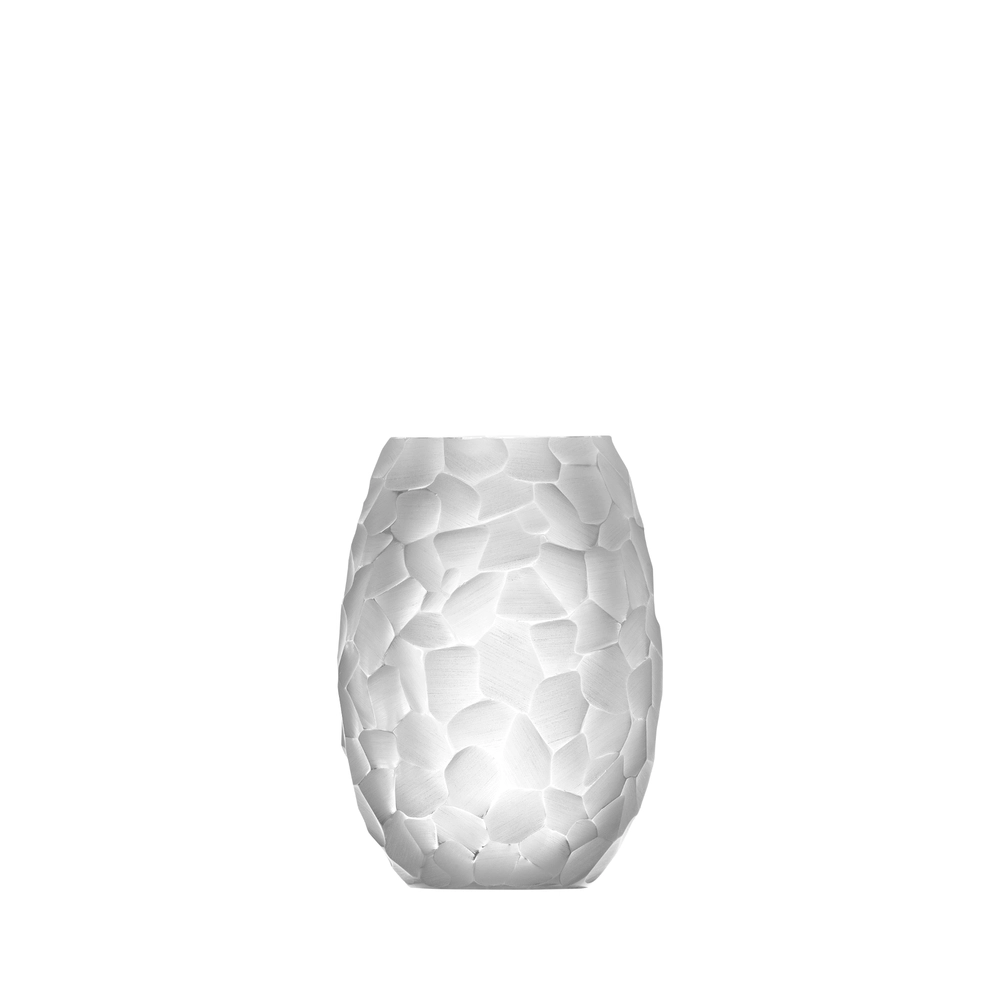Vase Arctic 13cm en authentique cristal de bohême taillé main. Création de Moser, la plus prestigieuse & réputée cristallerie de Bohême.