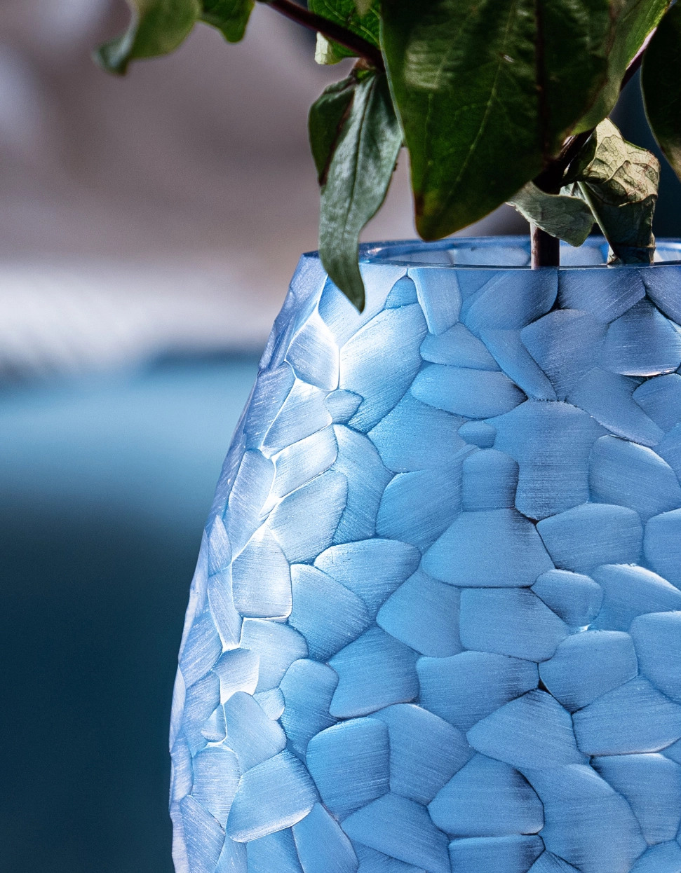 Vase Arctic 21cm en Cristal de Bohême Taillé - Moser – Image 4