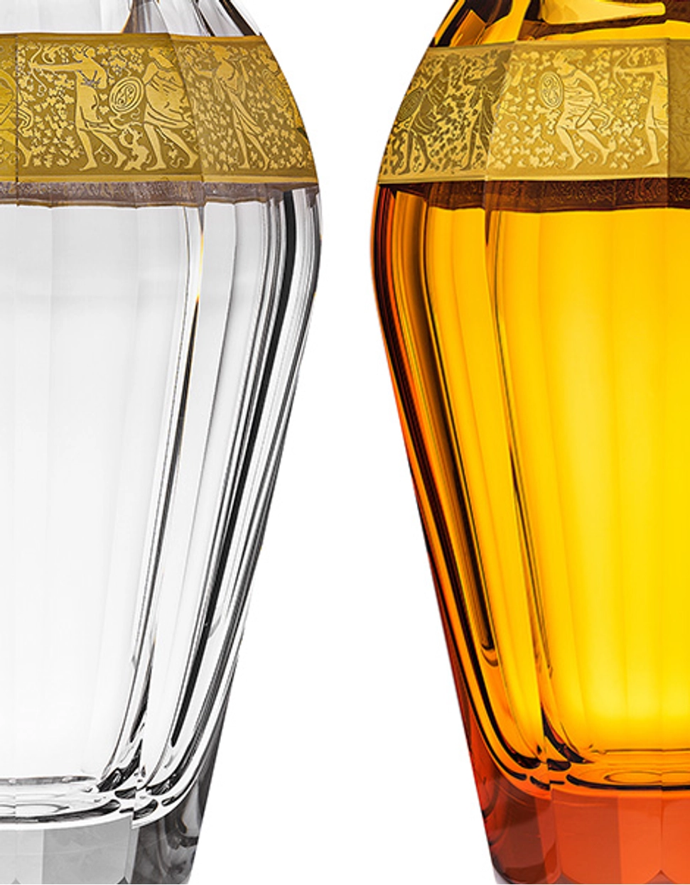 Vase Diva Or 20cm en Cristal de Bohême Taillé - Moser – Image 3