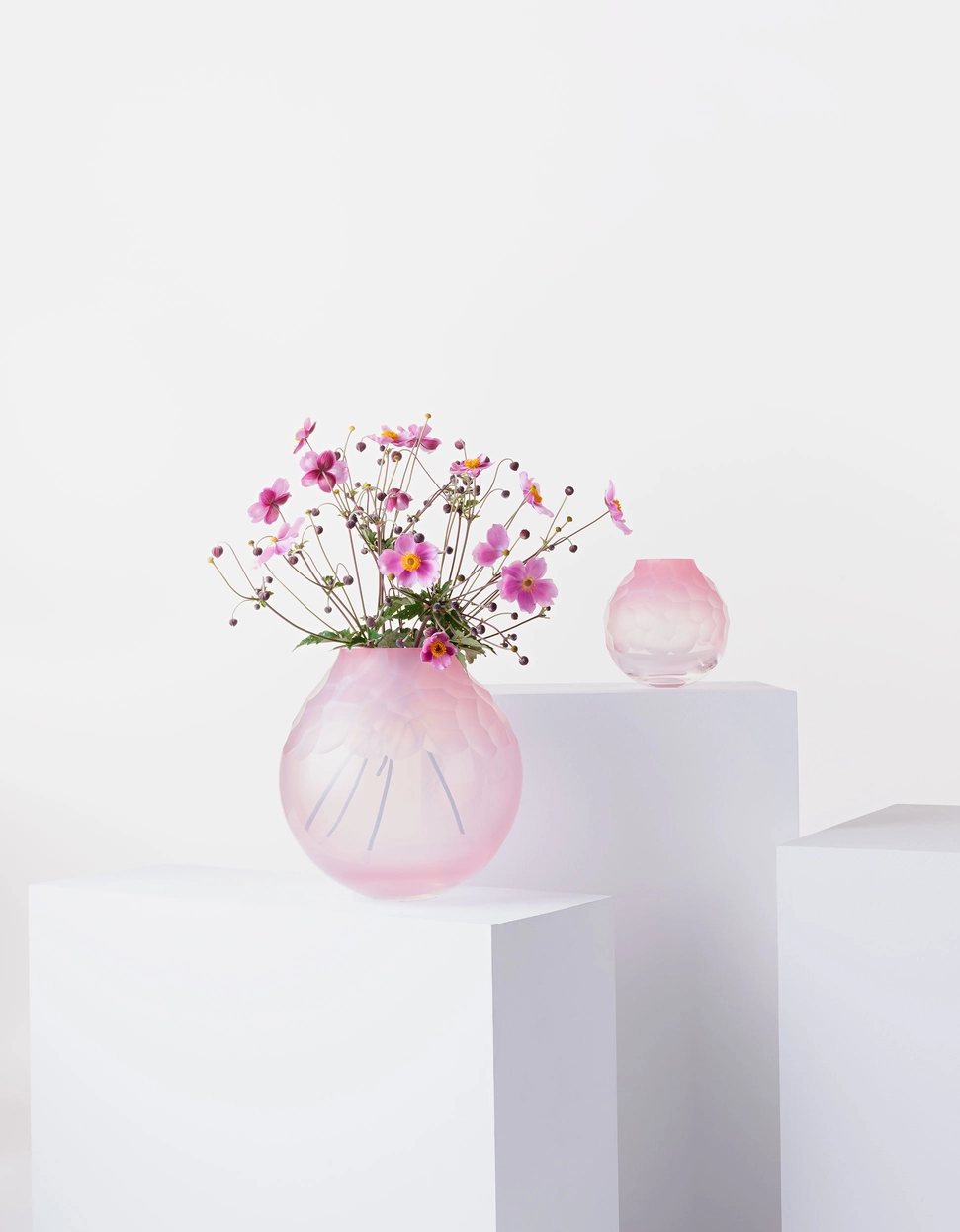 Vase Dotty 15cm Rose Opale en Cristal de Bohême - Moser – Image 4