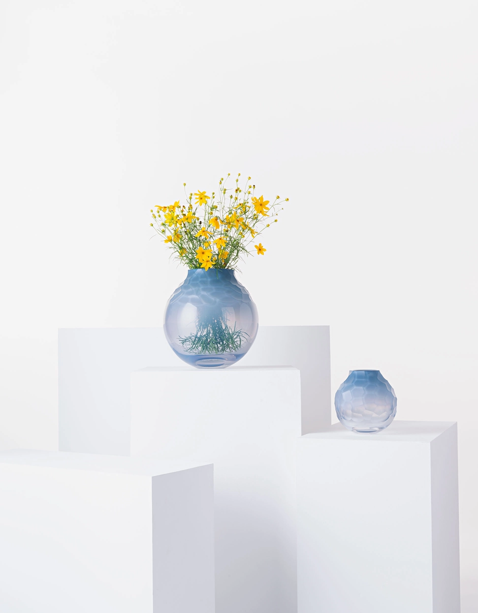 Vase Dotty 25cm Violet Opale en Cristal de Bohême - Moser – Image 5
