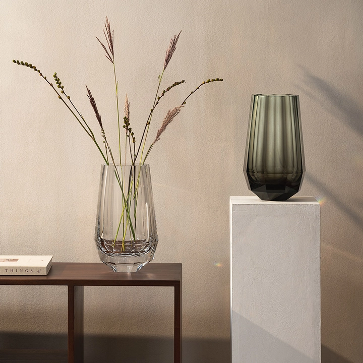 Vase Drop 31cm en Cristal de Bohême Taillé - Moser – Image 9