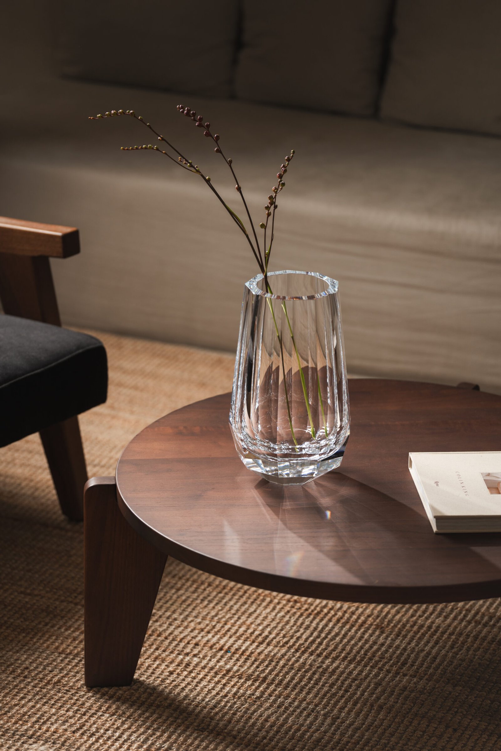 Vase Drop 31cm en Cristal de Bohême Taillé - Moser – Image 7