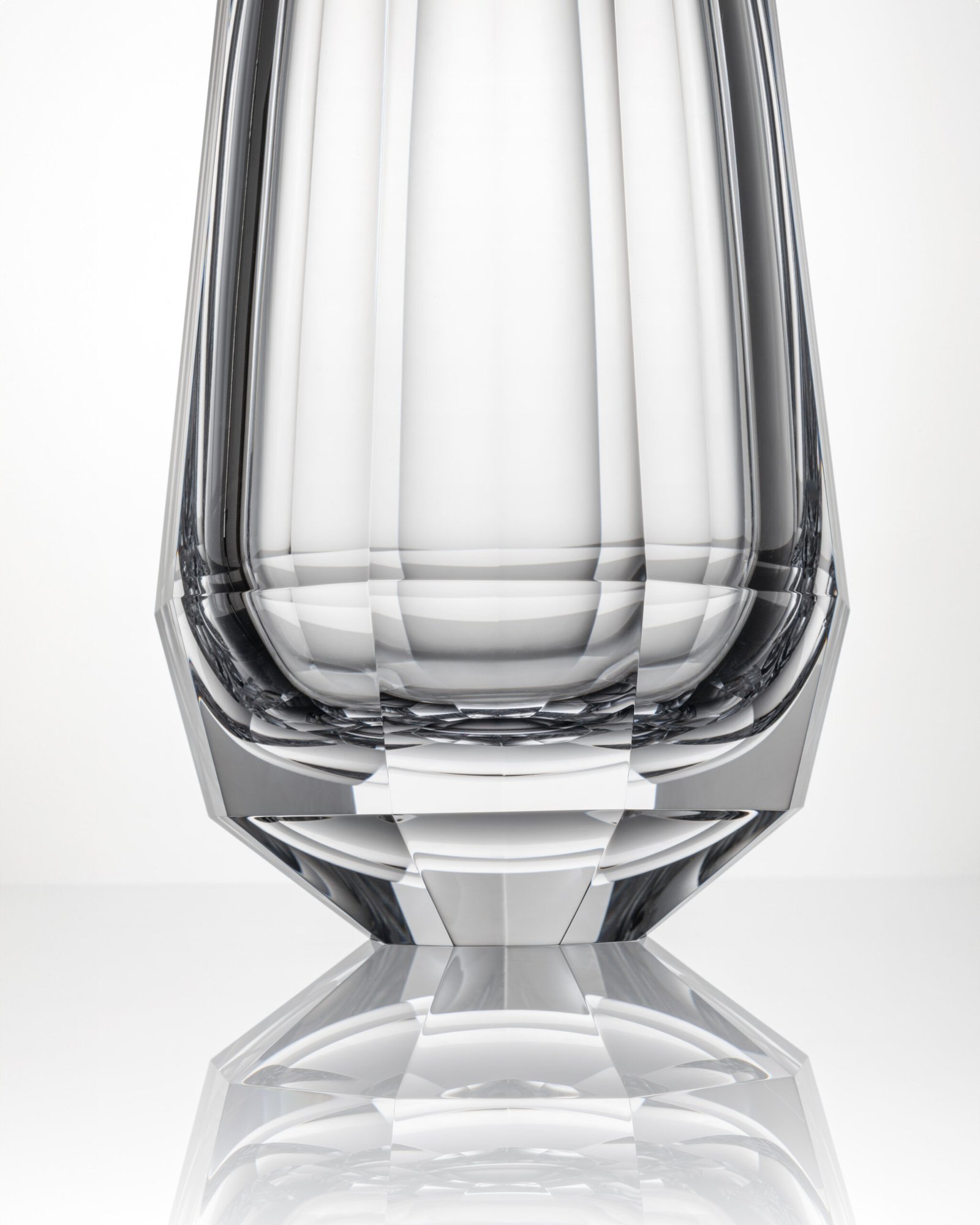 Vase Drop 31cm en Cristal de Bohême Taillé - Moser – Image 3