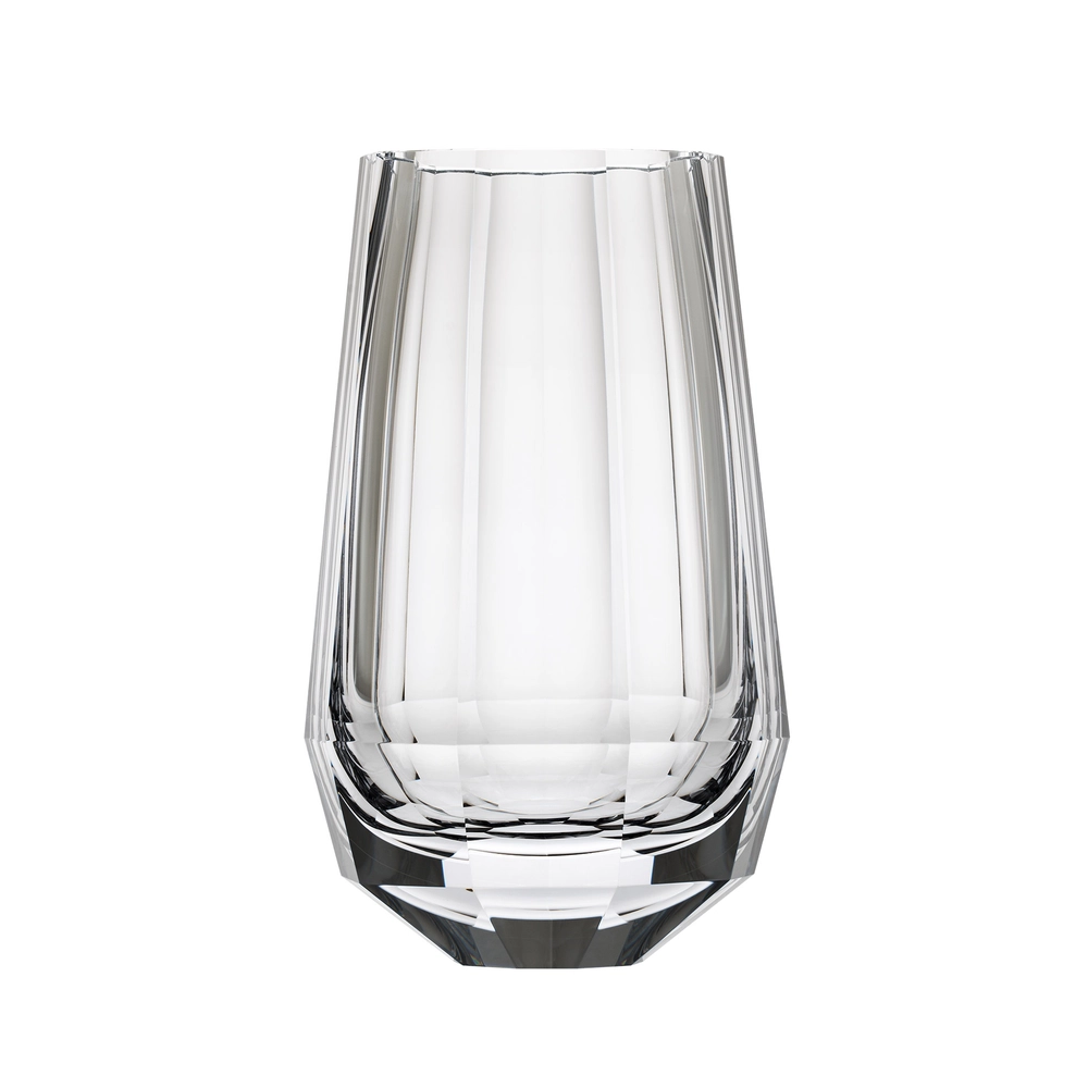 Vase Drop 31cm en authentique cristal de bohême taillé main. Création de Moser, la plus prestigieuse & réputée cristallerie de Bohême.