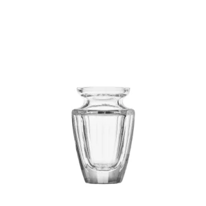 Vase Eternity 11,5cm en authentique cristal de bohême taillé main. Création de Moser, la plus prestigieuse & réputée cristallerie de Bohême.