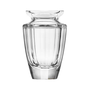 Vase Eternity 20cm en authentique cristal de bohême taillé main. Création de Moser, la plus prestigieuse & réputée cristallerie de Bohême.