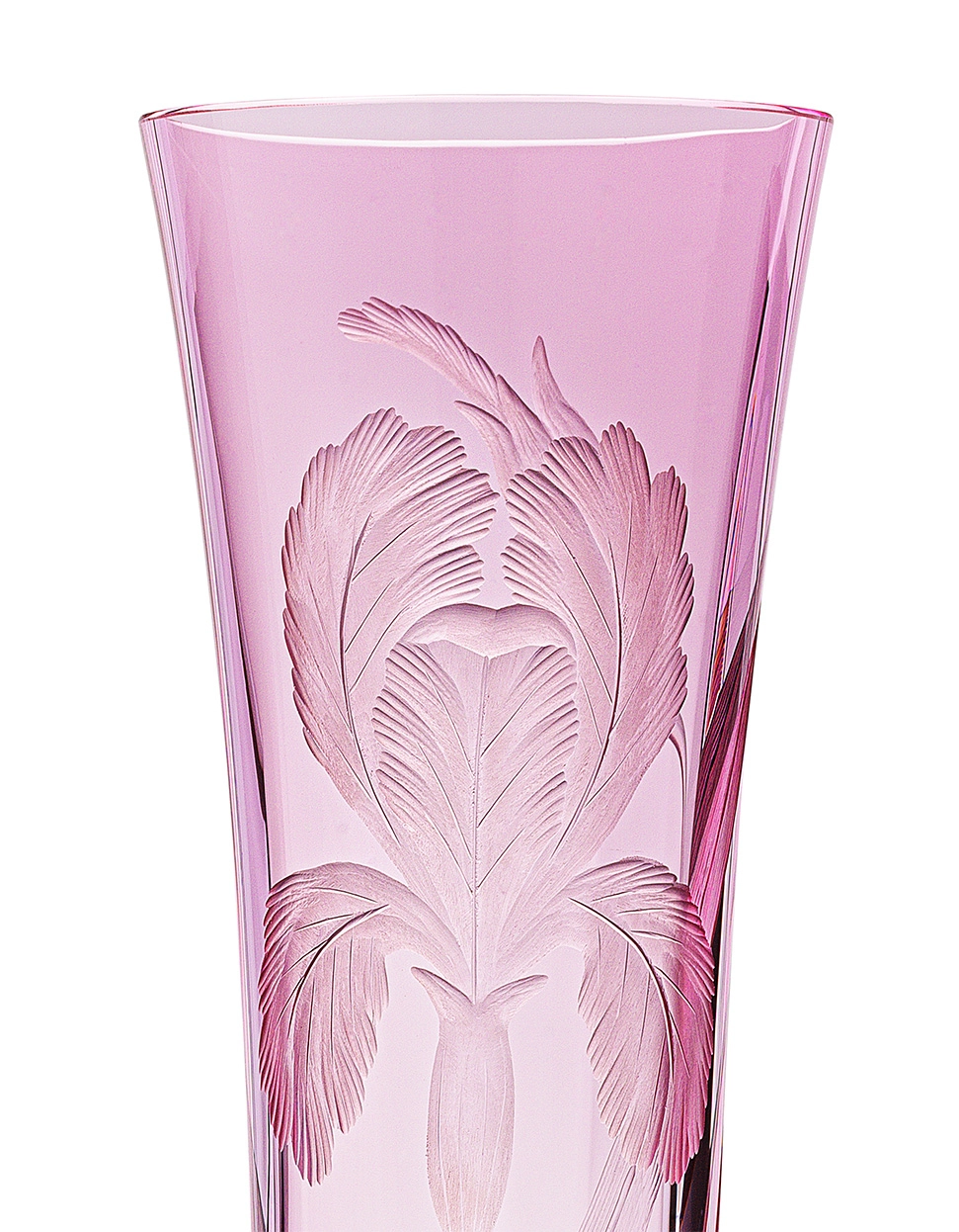 Vase Sinorita 35cm Art Nouveau en Cristal de Bohême Taillé - Moser – Image 6