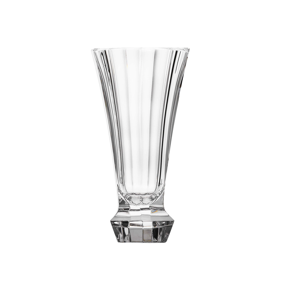 Vase Unity 11,5cm en authentique cristal de bohême taillé main. Création de Moser, la plus prestigieuse & réputée cristallerie de Bohême.