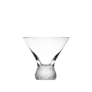 Verre à cocktail 250ml en authentique cristal de bohême taillé main. Collection Fluent de Moser, la plus prestigieuse & réputée cristallerie de Bohême.