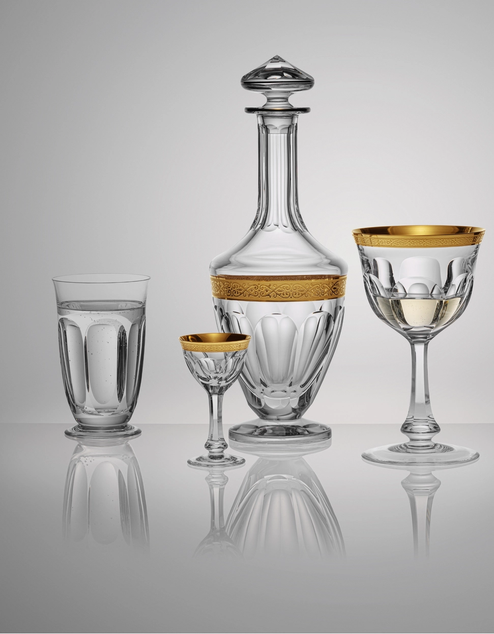 Verre à Eau Lady Hamilton en Cristal de Bohême Taillé - Moser – Image 4