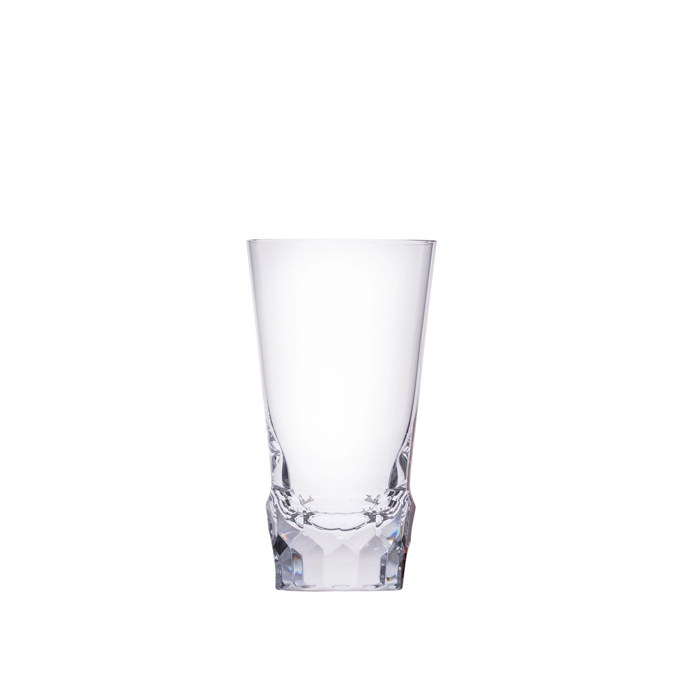 Verre à eau 370ml en authentique cristal de bohême taillé main. Collection Sonnet de Moser, la plus prestigieuse & réputée cristallerie de Bohême.