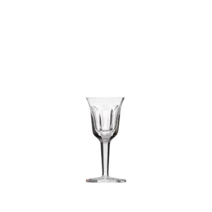 Verre à liqueur 35ml en authentique cristal de bohême taillé main. Collection Pope de Moser, la plus prestigieuse & réputée cristallerie de Bohême.