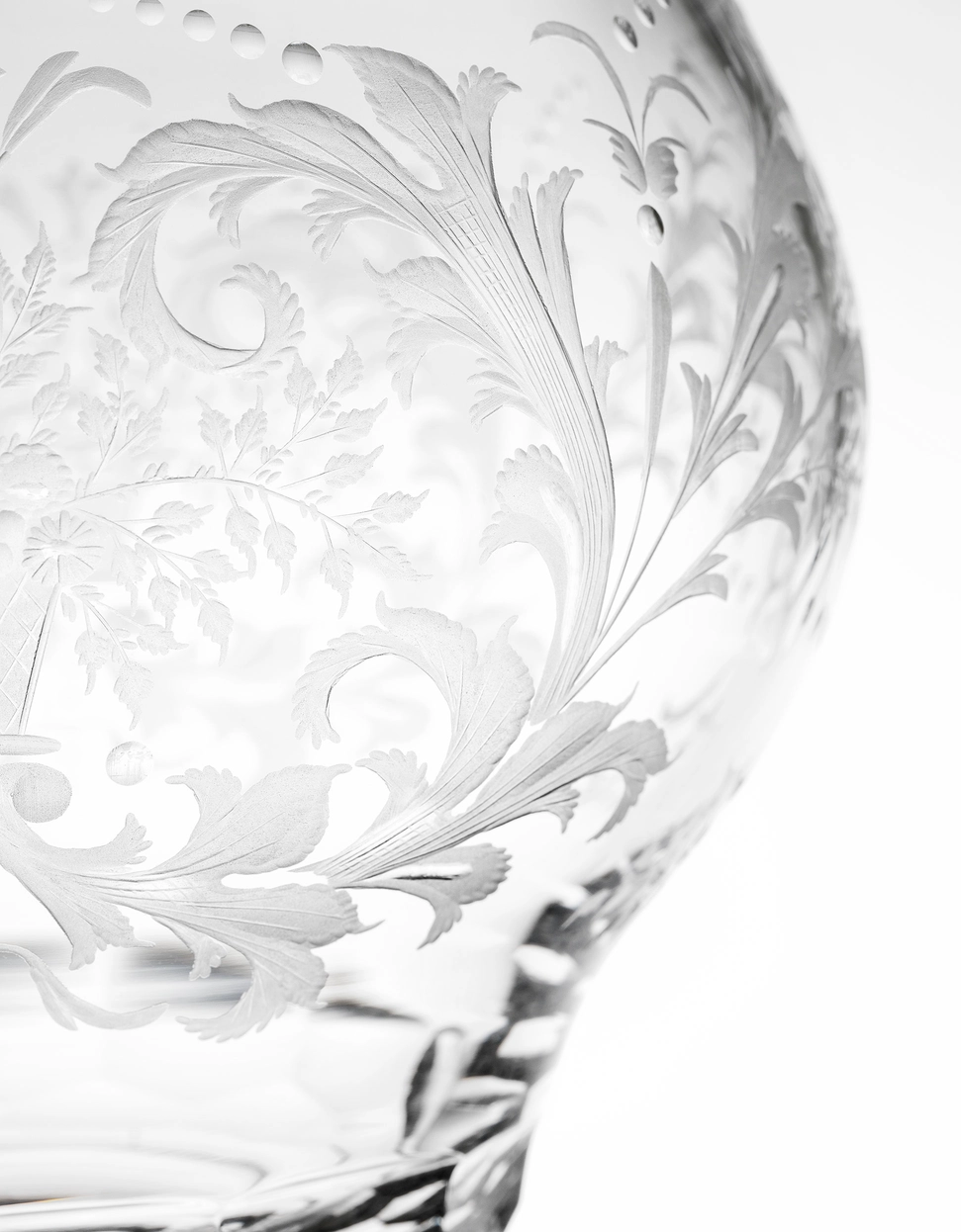 Verre à Vin 260ml Baroque en Cristal de Bohême Taillé - Moser – Image 2