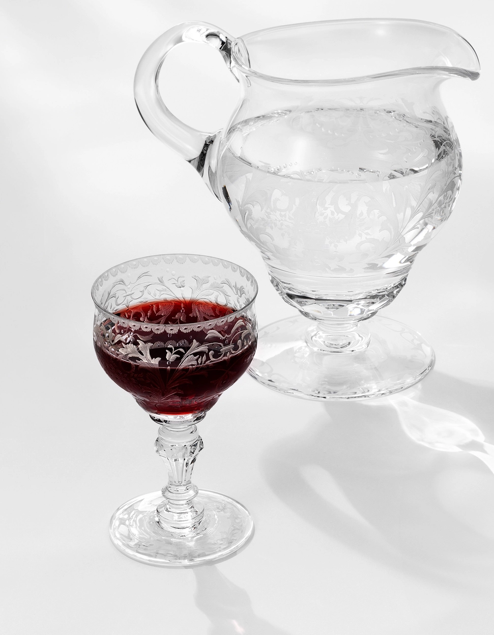 Verre à Vin 260ml Baroque en Cristal de Bohême Taillé - Moser – Image 5