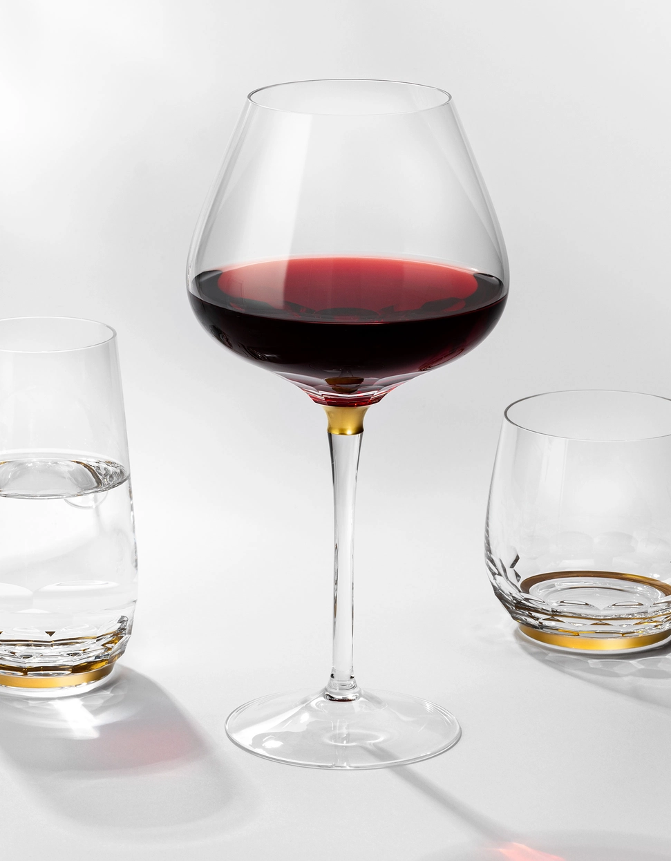 Verre à Vin Rouge 800ml Jewel en Cristal de Bohême Taillé - Moser – Image 3