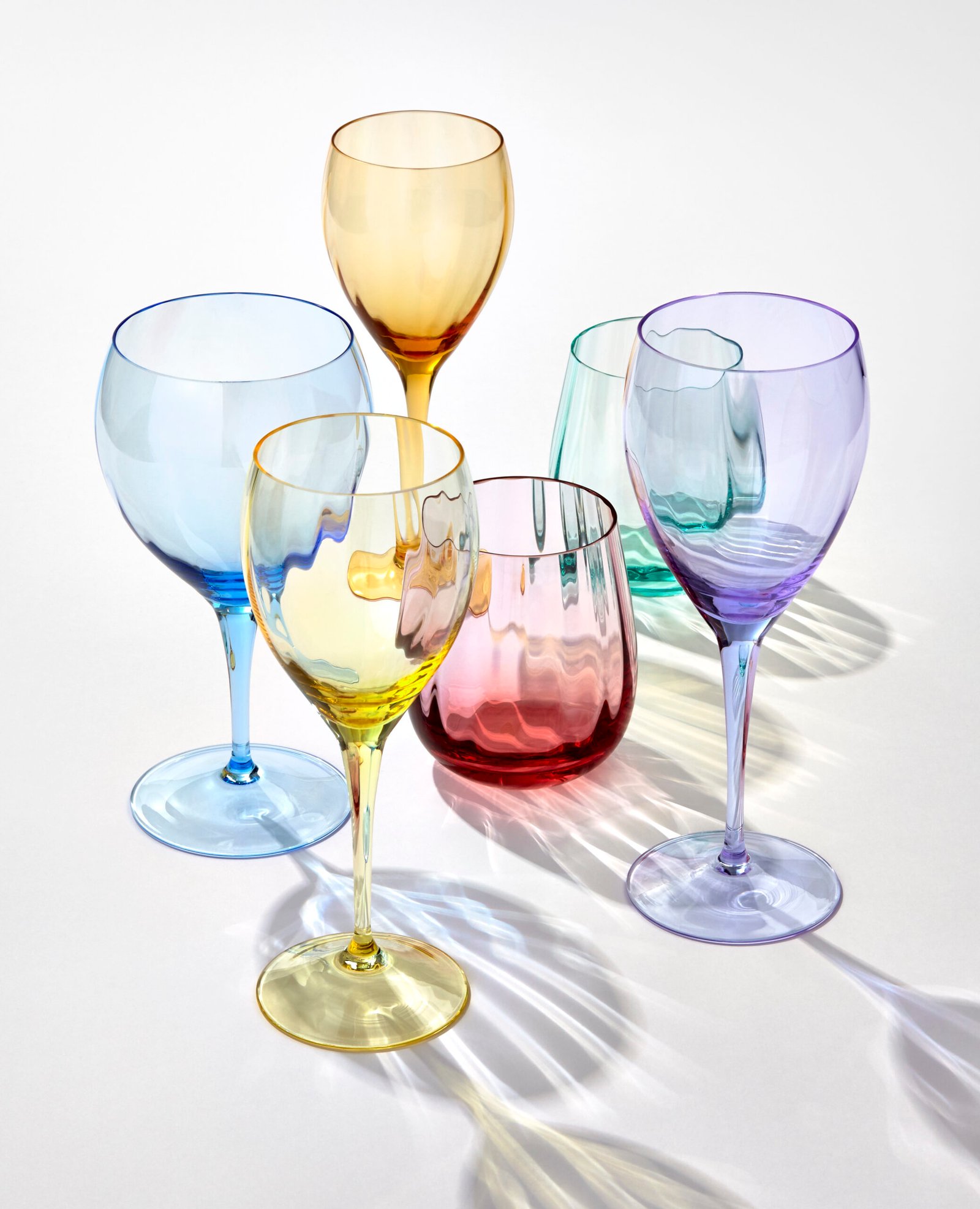 Verre à Vin Rouge 480ml Optic en Cristal de Bohême Uni - Moser – Image 3