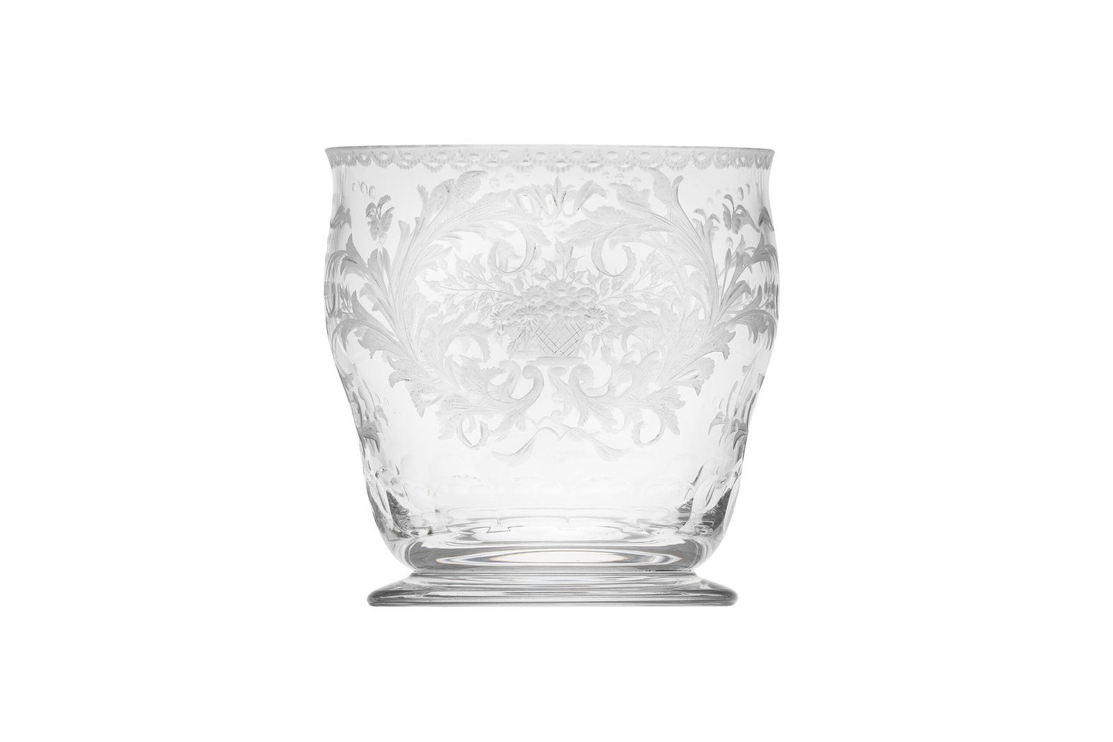 Verre à whisky 370ml en authentique cristal de bohême taillé main. Collection Baroque de Moser, la plus prestigieuse & réputée cristallerie de Bohême.