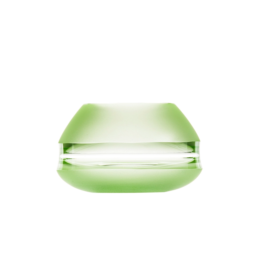 Photophore Lucy 5,7cm, couleur vert océan, en authentique cristal de bohême taillé. Création de Moser, la plus prestigieuse & réputée cristallerie de Bohême.