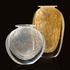 Vase en verre de Murano Aurum Argentum