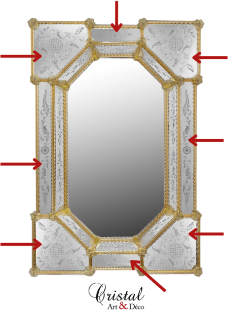 parcloses-verre-miroir-vénitien